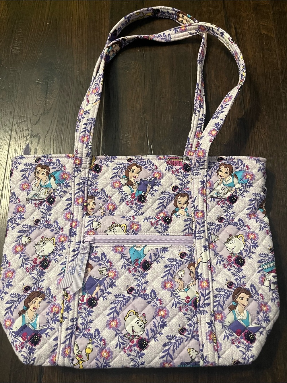Vera Bradley Disney Belle small Vera tote